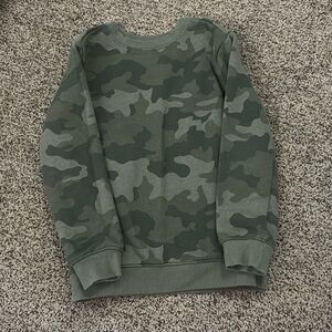 Boys camo sweatshirt